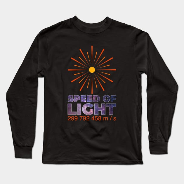 Speed of light Long Sleeve T-Shirt by T-Shirts Zone